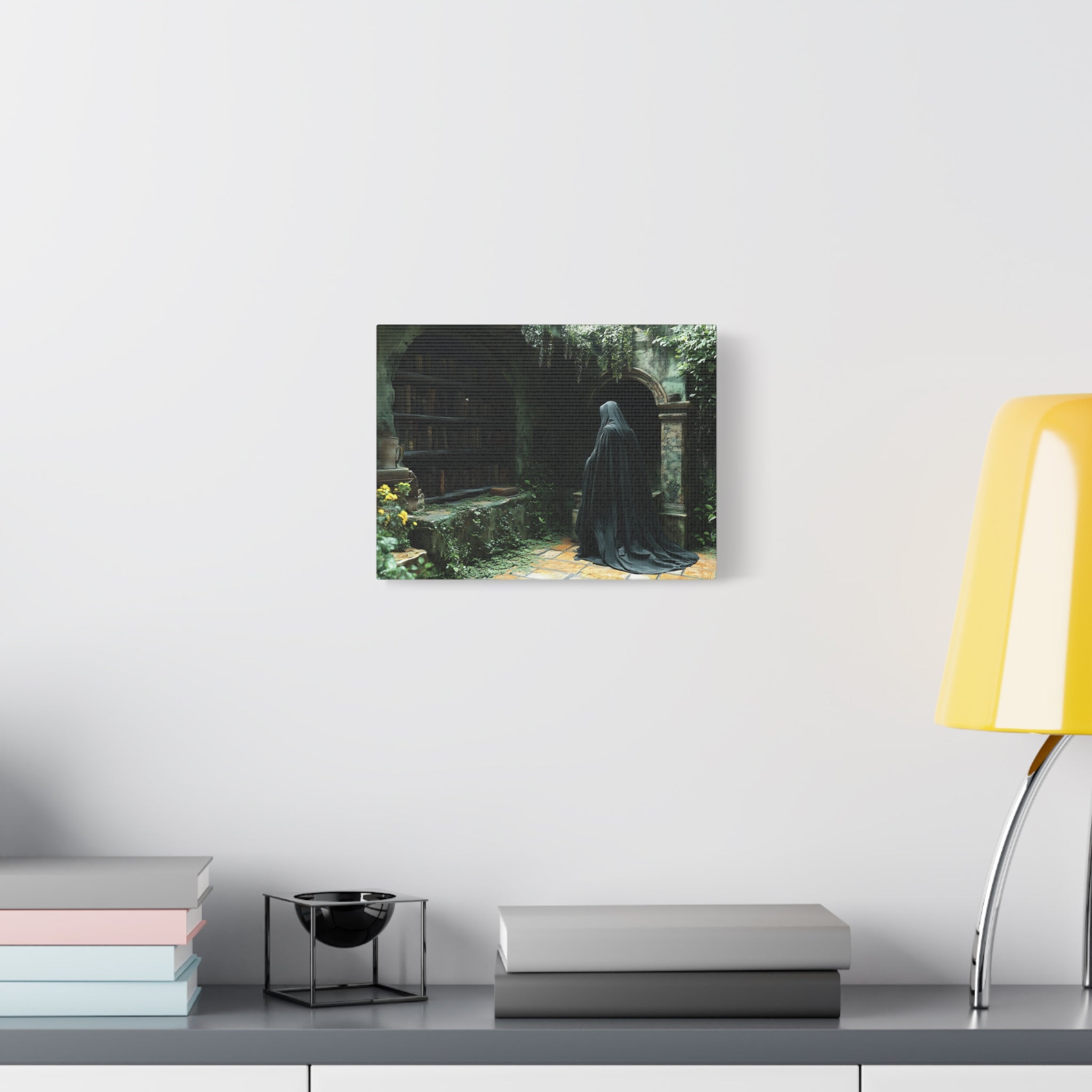 Mystical Canvas Wall Art, Enchanted Decor for Home, Dark Aesthetic Artwork, Gothic Wall Hanging, Unique Gift Idea