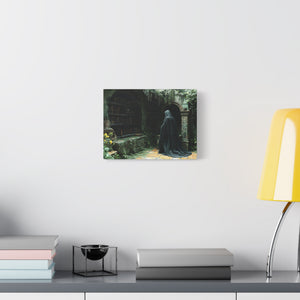 Mystical Canvas Wall Art, Enchanted Decor for Home, Dark Aesthetic Artwork, Gothic Wall Hanging, Unique Gift Idea