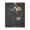 Shih Tzu Military Wall Art - Patriotic Dog Décor for Army, Air Force, Navy, Marines