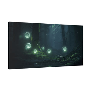 Mystical Forest Canvas Wall Art, Enchanted Decor, Forest Spirit Painting, Home Aesthetic, Nature Lover Gift
