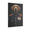 Labrador Retriever Military Wall Art - Patriotic Dog Décor for Army, Air Force, Navy, Marines