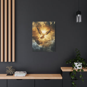 Serene Angel Canvas Art Print, Home Decor, Spiritual Decor, Gift for Her, Inspirational Wall Art, Uplifting Art Piece