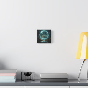 Cosmic Landscape Wall Art, Sci-Fi Home Decor, Canvas Print, Space Inspired Art, Gift for Astronomers, Futuristic Art