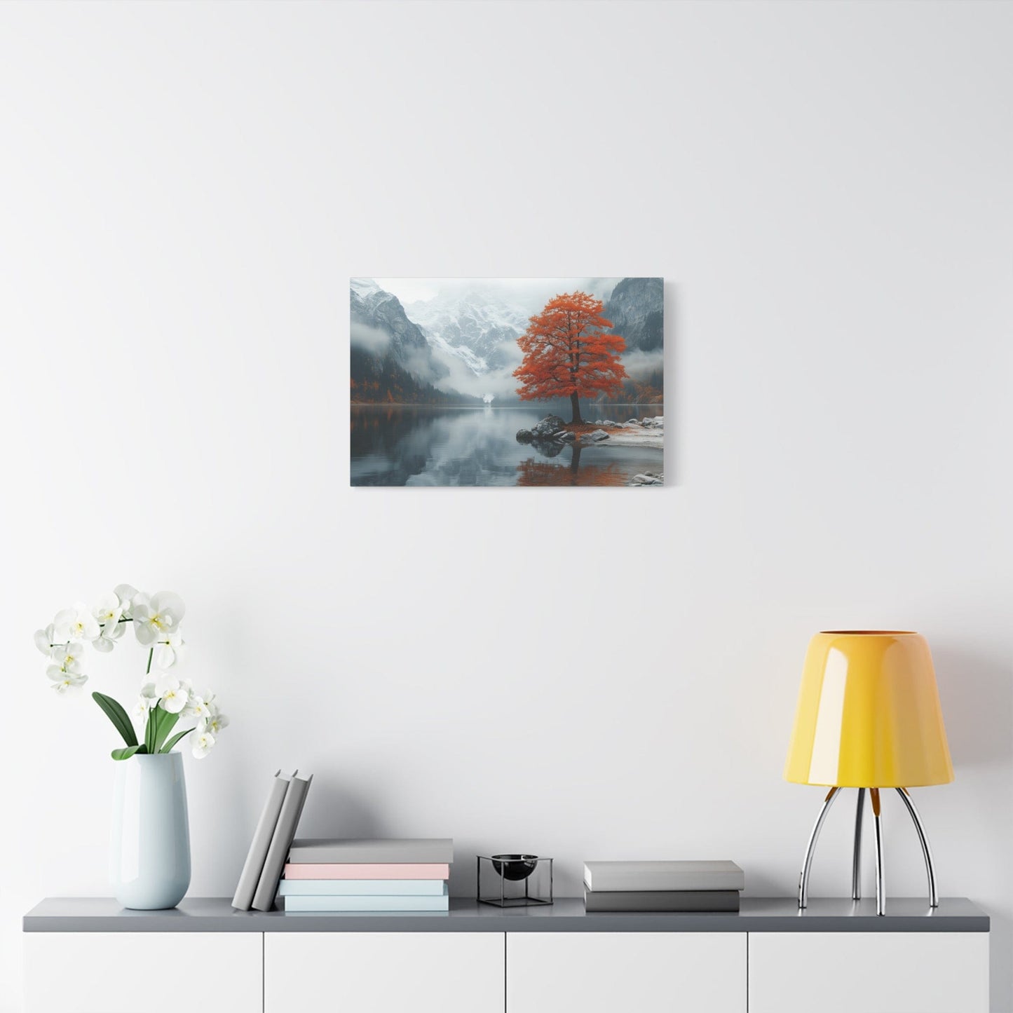 Autumn Landscape Canvas Print, Nature Art, Wall Decor, Home Aesthetic, Fall Vibe, Gift for Nature Lovers