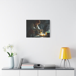 Magical Kitchen Canvas Wall Art, Fantasy Home Decor, Spellbinding Artwork, Witchy Gift, Kitchen Wall Decor, Cozy Vibes