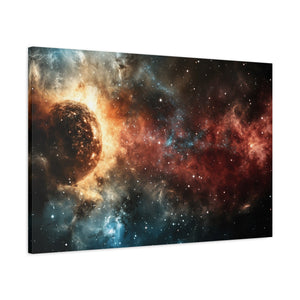 Cosmic Canvas Print, Wall Art, Outer Space Décor, Galaxy Artwork, Cosmic Home Décor