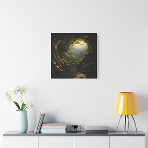Nature Retreat Wall Art, Forest Canvas Decor, Home Decoration, Tranquil Landscape, Meditation Print, Gift for Nature Lovers