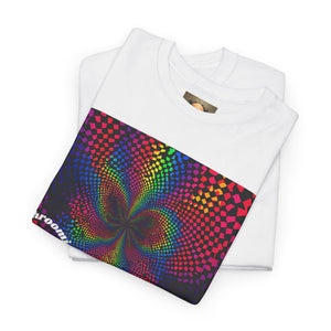 Psychedelic Rainbow Vortex T-Shirt — Trippy Optical Illusion Tee
