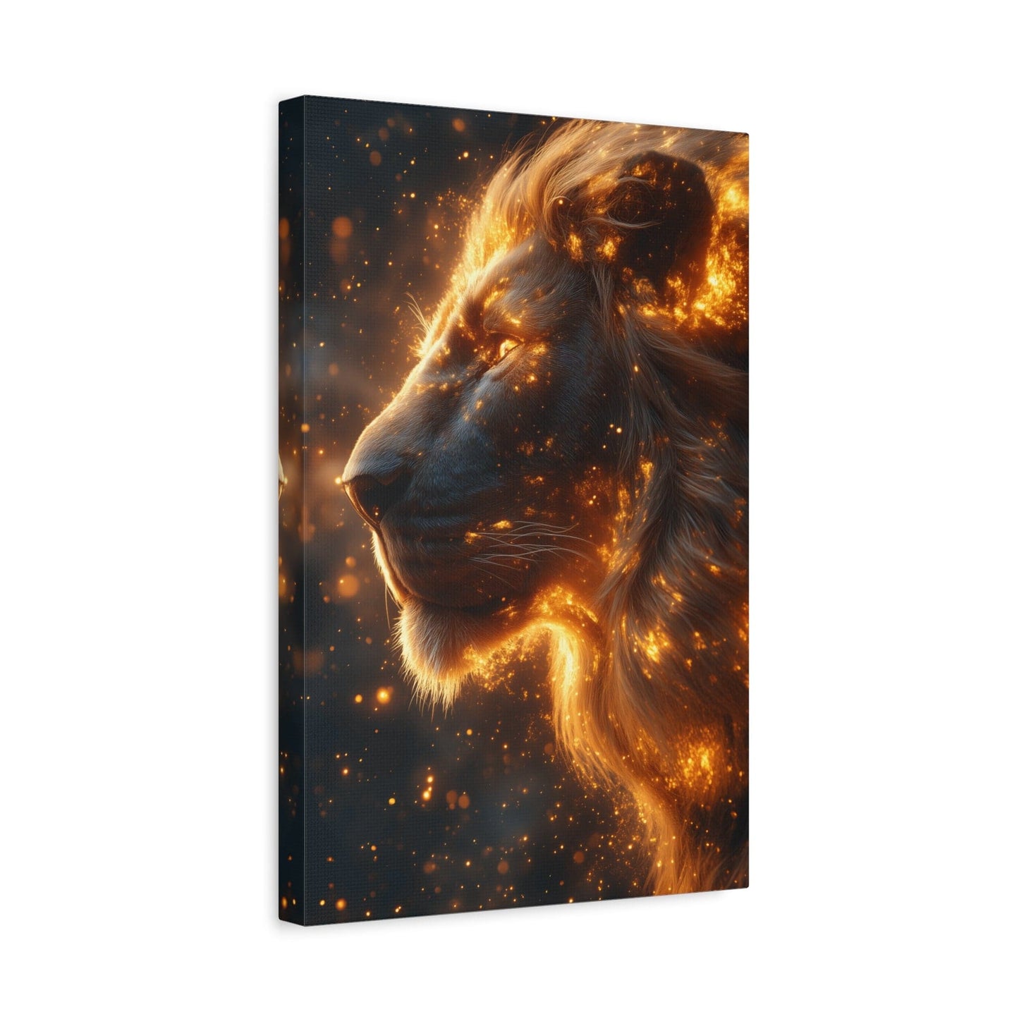 Majestic Lion Canvas Art - Wall Decor, Animal Print, Home Decoration, Gift for Animal Lovers, Stunning Wall Art