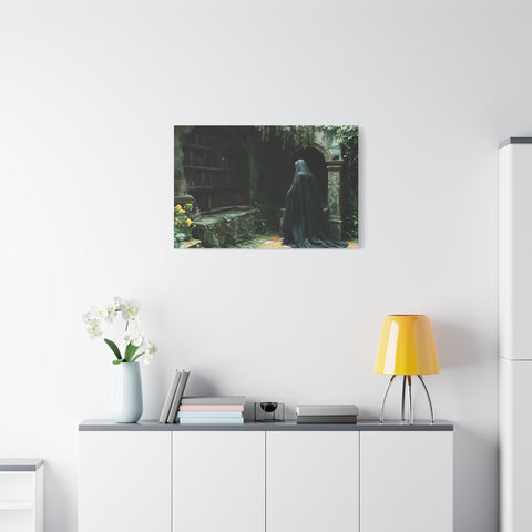 Mystical Canvas Wall Art, Enchanted Decor for Home, Dark Aesthetic Artwork, Gothic Wall Hanging, Unique Gift Idea