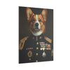 Dog, Pembroke Welsh Corgi, Military, Military Dress, Army, Air Force, Navy, Marines, Dog Wall Art, Dog Art, Military Wall Art, Military Art