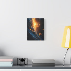 Stretched Canvas Wall Art, Cosmic Galaxy Decor, Astrophotography Print, Space Lovers Gift, Home Wall Decor, Celestial Artwork