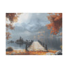 Autumn Décor, Canvas Art, AI Autumn Landscape, Nature Artwork Gift, Modern Wall Hanging, Unique Wall Art