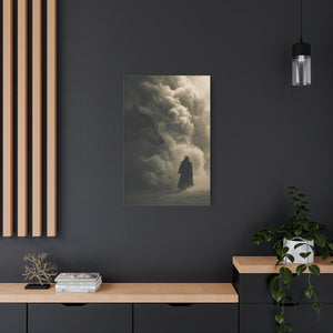 Mystical Wolf Canvas Art, Nature Lover Gift, Wall Decor, Home Aesthetic, Fantasy Art, Animal Lovers, Unique Gift Idea