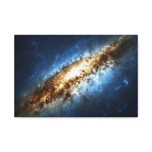 Galactic Canvas Art Print, Space Decor, Nebula Wall Art, Home Office Decor, Astronomical Gift