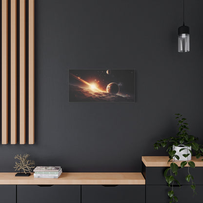 Cosmic Wall Art Canvas, Space Decor, Stellar Prints, Galaxy Home Decoration, Astronaut Bedroom Decor, Unique Gift for Space Lovers