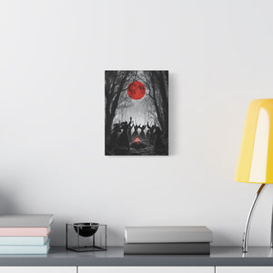 Mystical Forest Canvas Art, Wall Decor, Witchy Home Accent, Boho Decor, Spirit Circle Artwork