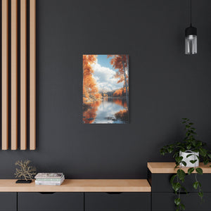 Autumn Landscape Canvas Print, Nature Wall Art, Fall Decor, Home Office Decor, Gift for Nature Lovers, Scenic Wall Hanging