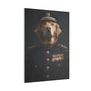 Golden Retriever Military Wall Art - Patriotic Dog Décor for Army, Air Force, Navy, Marines