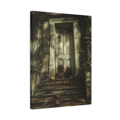 Mystical Doorway Canvas Art Print, Home Decor, Wall Art, Gift for Home, Haunted House Decor, Unique Artwork