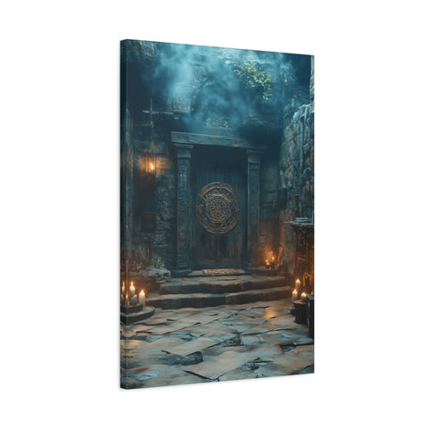 Mystical Doorway Canvas Print, Wall Art, Home Decor, Fantasy Art, Office Decoration, Bohemian Vibes, Gift Idea