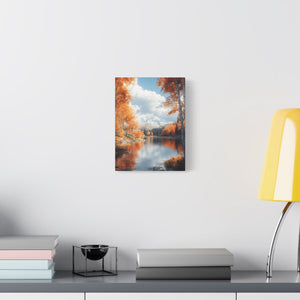 Autumn Landscape Canvas Print, Nature Wall Art, Fall Decor, Home Office Decor, Gift for Nature Lovers, Scenic Wall Hanging