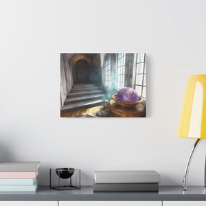 Mystical Canvas Wall Art, Fantasy Decor, Home Aesthetic, Gift for Wizards, Witch Decor, Halloween Art, Magical Atmosphere