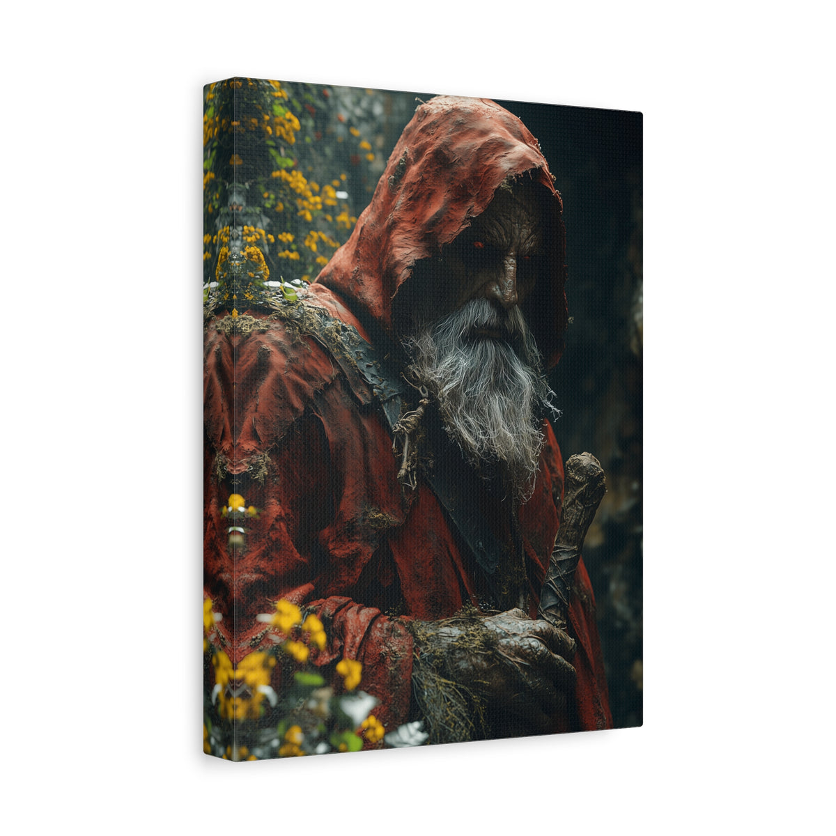 Mystical Forest Canvas Print, Wall Art, Fantasy Decor, Nature Inspired Gift, Home Wall Decor, Witchcraft Theme, Magical Atmosphere