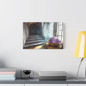 Mystical Canvas Wall Art, Fantasy Decor, Home Aesthetic, Gift for Wizards, Witch Decor, Halloween Art, Magical Atmosphere