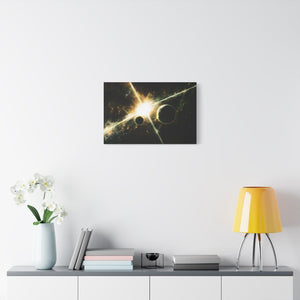 Galaxy Wall Art Canvas, Cosmic Decor, Space Artwork, Home Decoration, Gift for Astronomers, Interstellar Art Prints