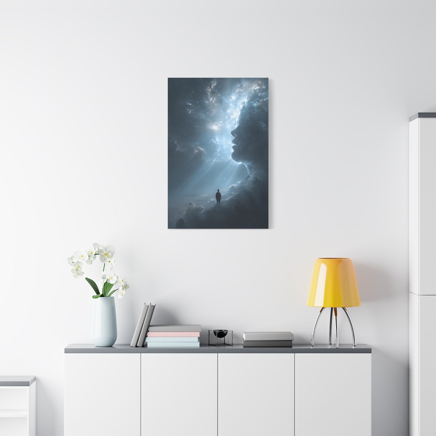 Stretched Canvas Wall Art, Dreamy Surreal Landscape, Home Decor, Gift for Art Lovers, Modern Artwork, Unique Wall Decoration