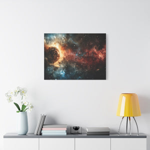 Cosmic Canvas Print, Wall Art, Outer Space Décor, Galaxy Artwork, Cosmic Home Décor