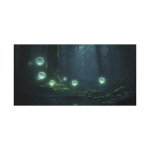 Mystical Forest Canvas Wall Art, Enchanted Decor, Forest Spirit Painting, Home Aesthetic, Nature Lover Gift