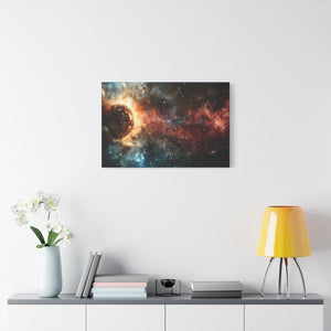 Cosmic Canvas Print, Wall Art, Outer Space Décor, Galaxy Artwork, Cosmic Home Décor