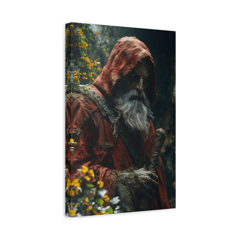 Mystical Forest Canvas Print, Wall Art, Fantasy Decor, Nature Inspired Gift, Home Wall Decor, Witchcraft Theme, Magical Atmosphere