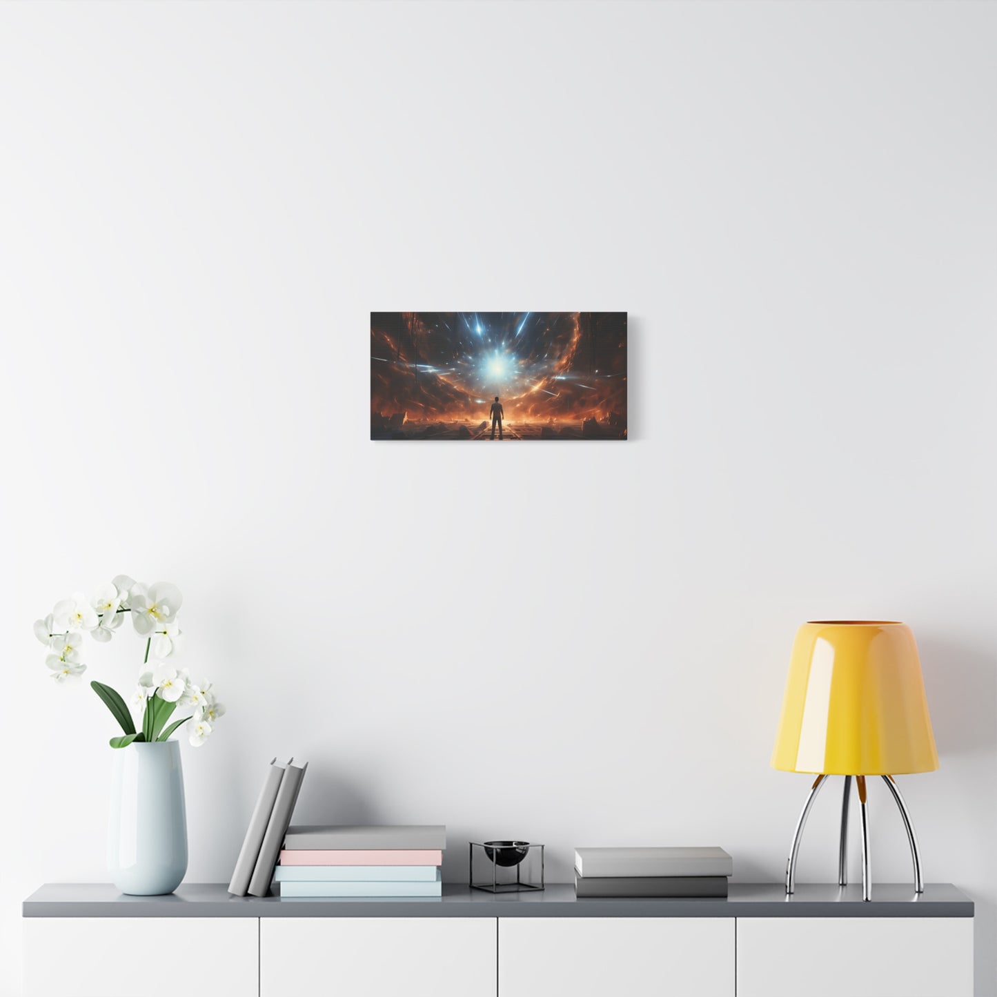 Cosmic Canvas Print, Abstract Art for Home Decor, Inspirational Wall Art, Unique Gift for Art Lovers, Modern Aesthetic