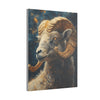 Canvas Art, Aries Astrological Sign, Stretched Canvas Print, AI Art, Matte Finish, Home Décor Wall Art