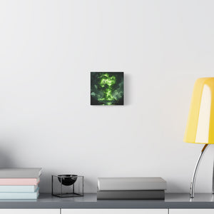 Enchanted Tree Canvas Art Print, Nature Home Decor, Forest Wall Art, Living Room Decoration, Gift for Nature Lovers, Green Wall Art