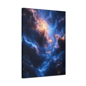 Stretched Canvas Art Print, Cosmic Wall Decor, Space Themed Home Decor, Celestial Art, Gifts for Astronomers, Meditation Room Decoration