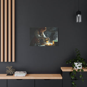Magical Kitchen Canvas Wall Art, Fantasy Home Decor, Spellbinding Artwork, Witchy Gift, Kitchen Wall Decor, Cozy Vibes