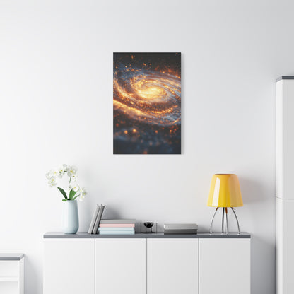 Galactic Canvas Wall Art, Cosmic Decor, Space Themed Gift, Astronomy Lover's Art, Home Decor, Starry Night Artwork