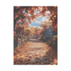 Autumn Décor, Canvas Art, AI Autumn Landscape, Nature Artwork Gift, Modern Wall Hanging, Unique Wall Art