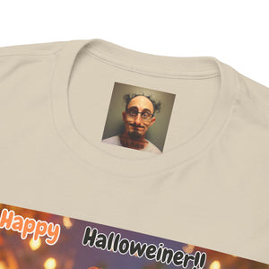 Halloween Hot Dog Tee, Funny Halloween Shirt, Unisex Graphic T-Shirt, Spooky Party Wear, Autumn Festive Apparel, Unique Halloween Gift