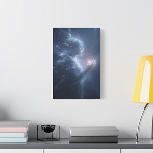 Celestial Canvas Art, Space Wall Decor, Cosmic Home Decor, Inspirational Gift, Science Fiction Wall Art