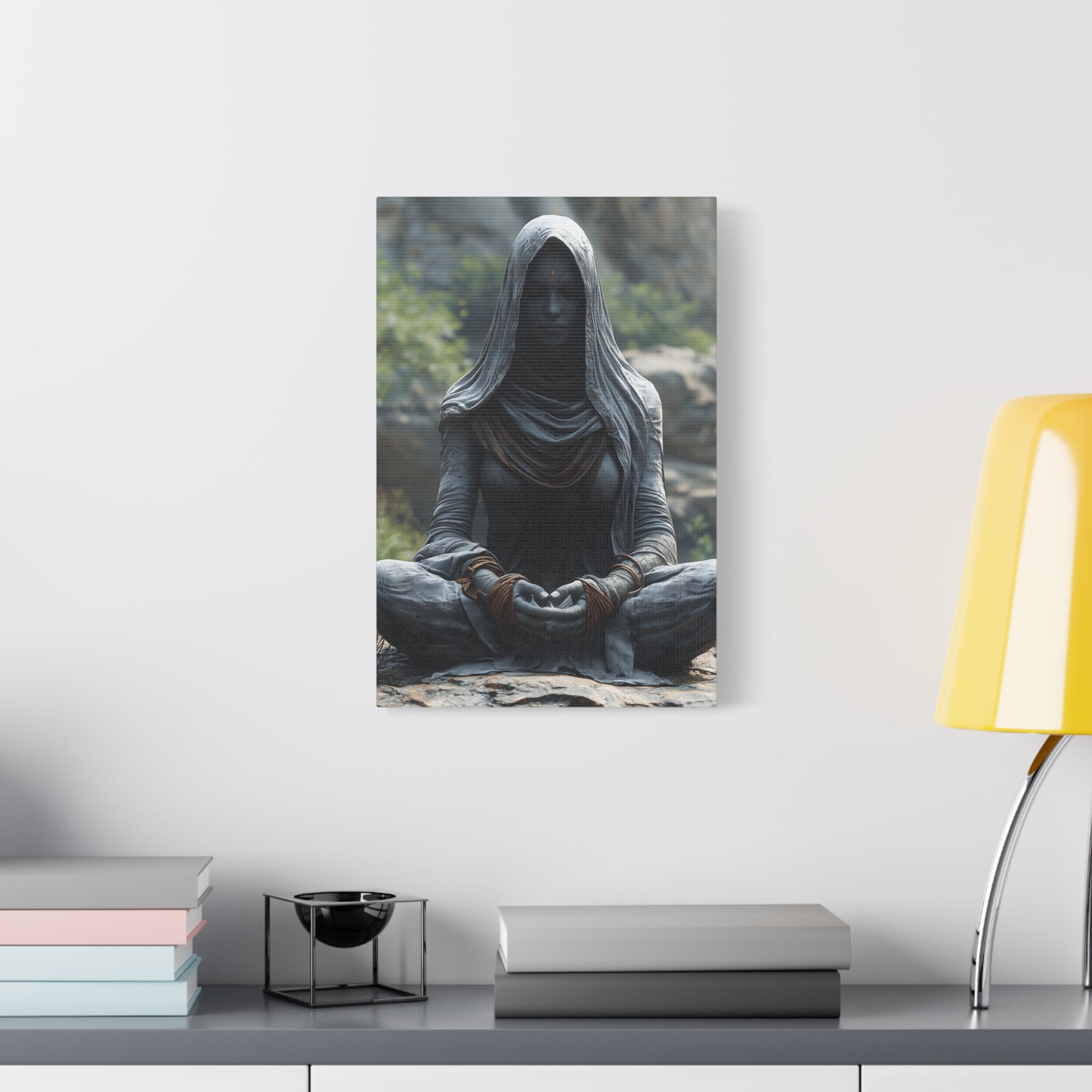 Meditation Wall Art, Zen Decor for Mindfulness, Spiritual Canvas Print, Spiritual Gift, Calm Room Decor, Artwork for Yoga Enthusiasts