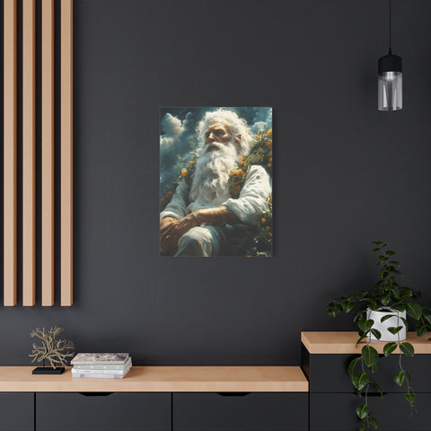 Serene Canvas Art Print, Wall Decor, Meditation, Bohemian Home, Peaceful Atmosphere, Spiritual Awakening, Gift Idea