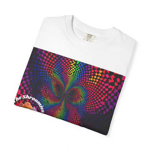 Psychedelic Shroom T-Shirt, Unisex Tie-Dye Tee for Festivals, Bohemian Style Shirt, Trippy Graphic Top, Gift for Mushroom Lovers