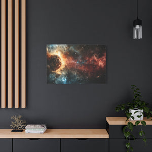 Cosmic Canvas Print, Wall Art, Outer Space Décor, Galaxy Artwork, Cosmic Home Décor