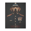 Labrador Retriever Military Wall Art - Patriotic Dog Décor for Army, Air Force, Navy, Marines