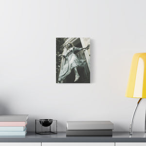 Eerie Fantasy Wall Art Canvas, Dark Atmosphere Decor, Gothic Home Decor, Haunting Art for Halloween, Unique Gift Idea